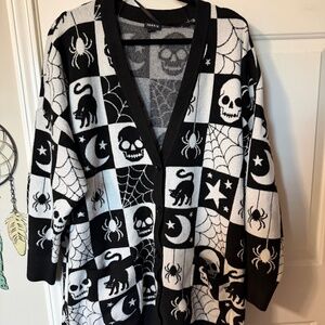 Torrid Halloween Button Cardigan Sweater - Like New!!